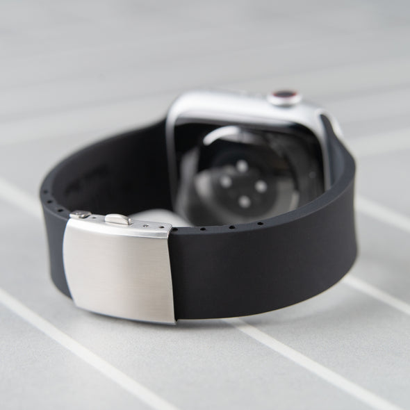 Apple Watch Custom Fit Silicone - Black/Silver