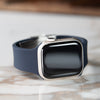 Apple Watch Custom Fit Silicone - Midnight Blue/Silver