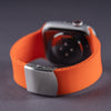 Apple Watch Custom Fit Silicone - Portland Orange/Silver