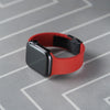 Apple Watch Custom Fit Silicone - Venetian Red/Gray