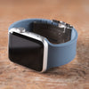 Apple Watch Custom Fit Silicone - Steel Blue/Silver