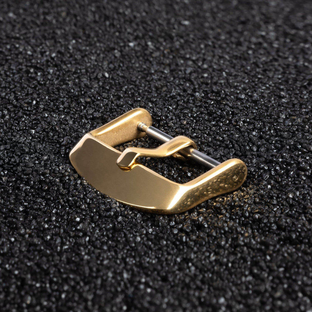 Stainless Steel Buckle - Polished Gold PVD Add-On