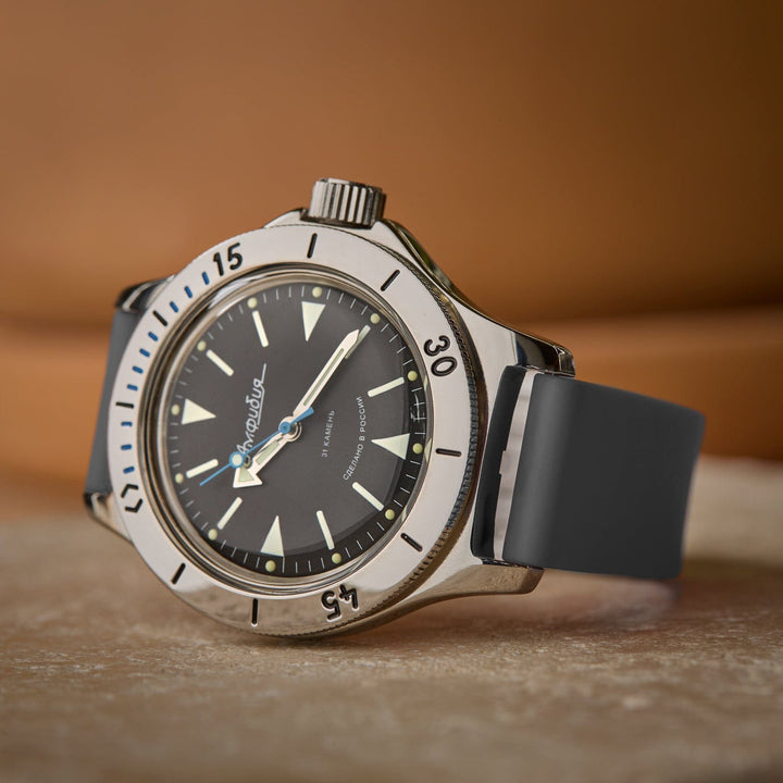 Quick Release Custom Fit Siliconen Horlogebandje - Grafiet