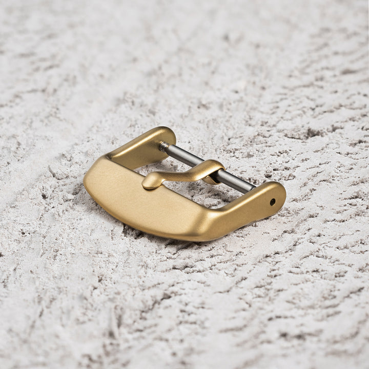 Stainless Steel Buckle - Matte Gold PVD