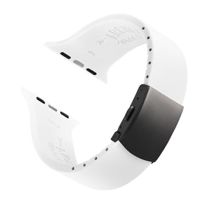 Apple Watch Custom Fit Silicone - White/Gray