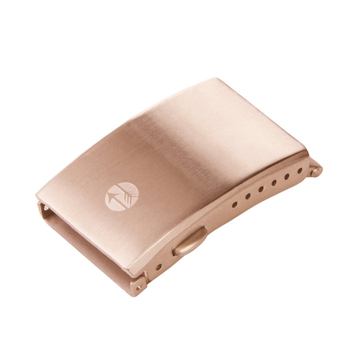 Stainless Steel Clasp for Quick Release Custom Fit Silicone - Brushed Rose Gold – main product photo