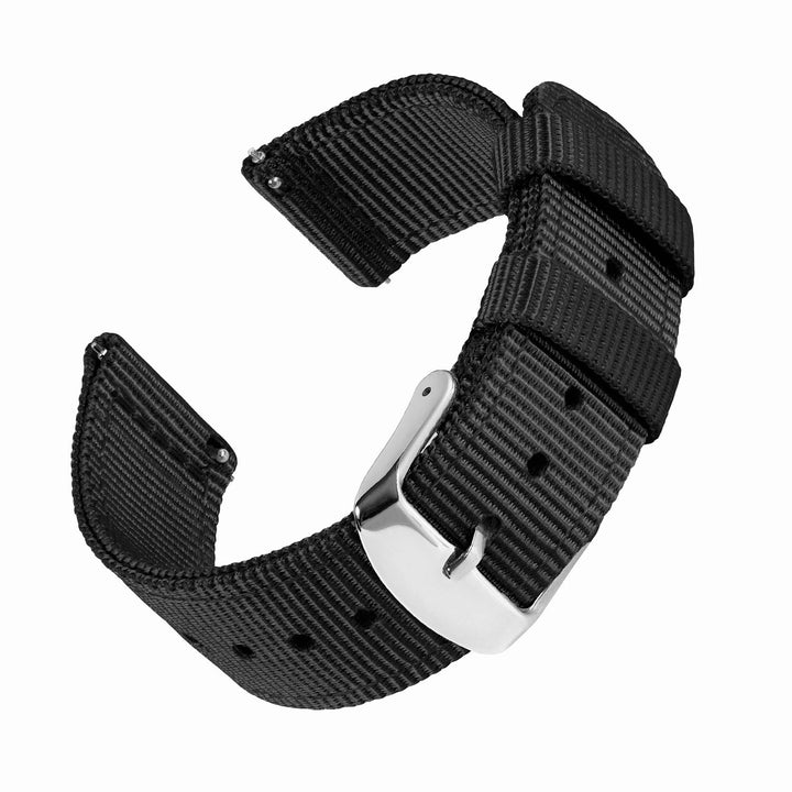 Quick Release Nylon Watch Band - Black – main product photo