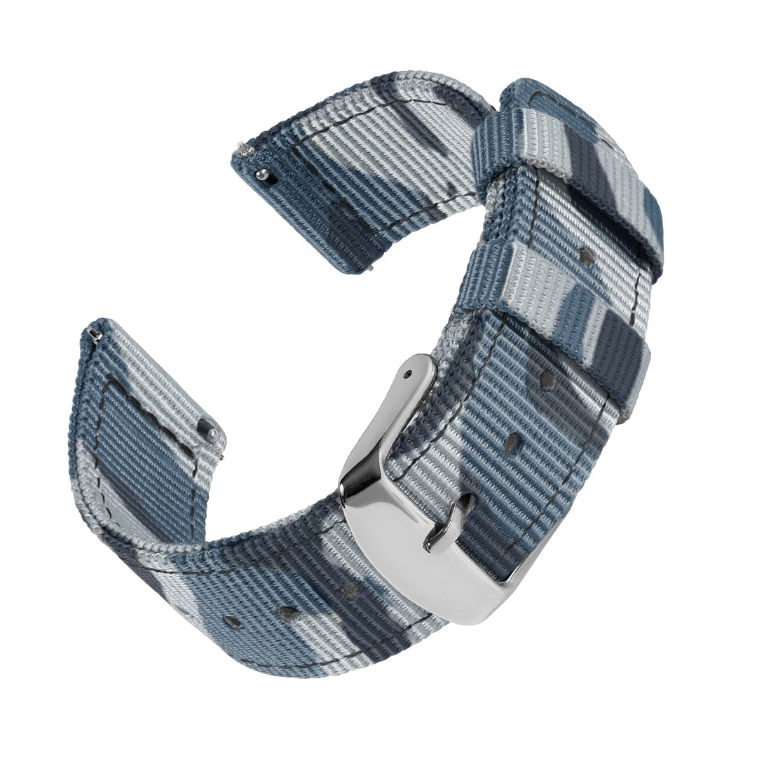 Quick Release Nylon Watch Band - Blue Camo – main product photo