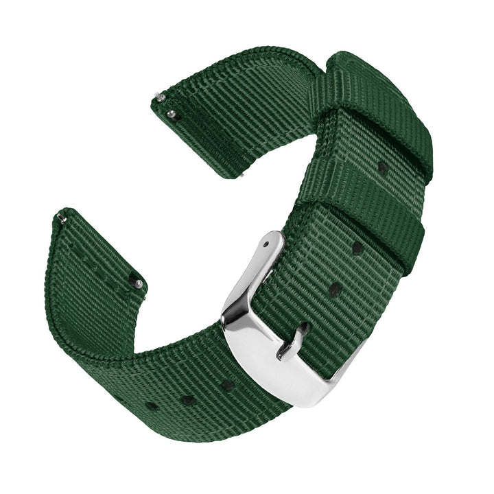 Quick Release Nylon Watch Band - Forest Green – main product photo