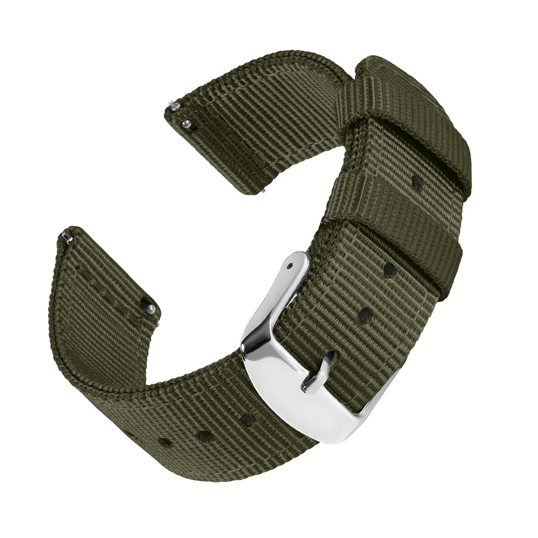 Quick Release Nylon Watch Band - Olive – main product photo