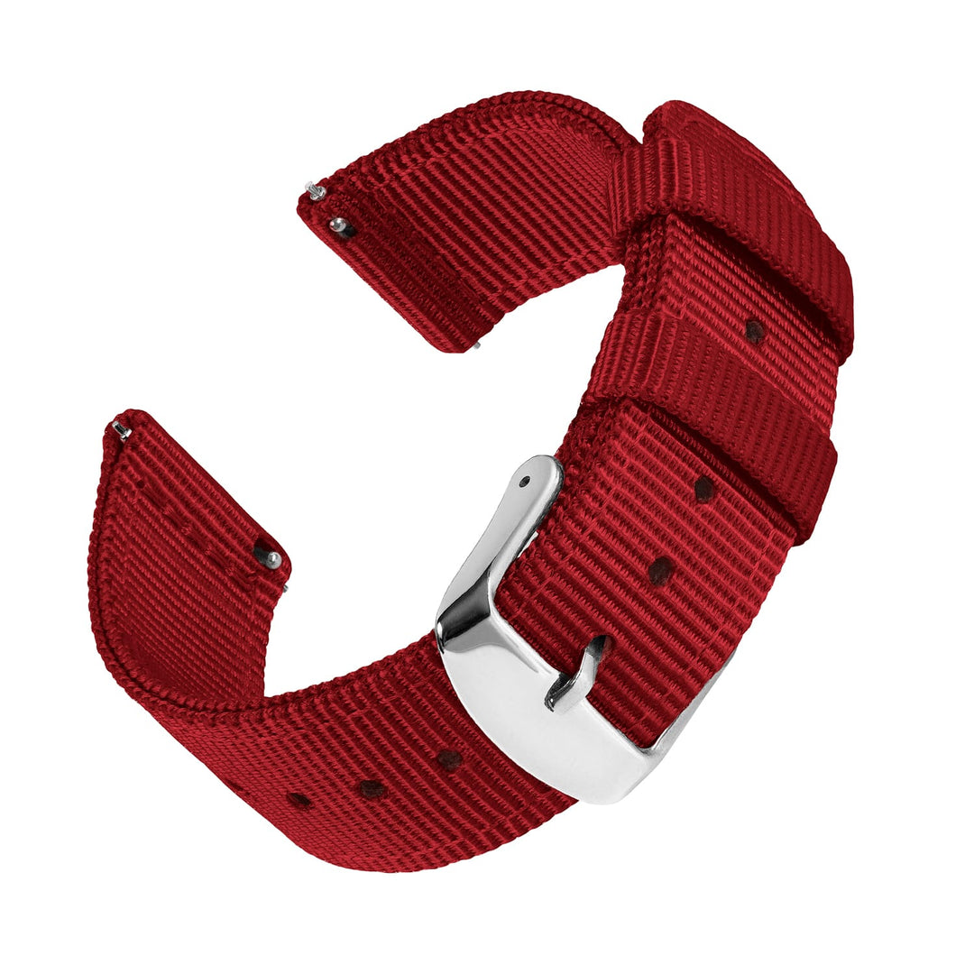 Quick Release Nylon Watch Band - Red – main product photo