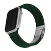 Apple Watch Custom Fit Silicone - British Racing Green/Silver