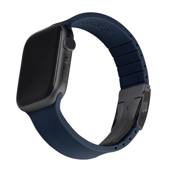 Apple Watch Custom Fit Silicone - Midnight Blue/Gray