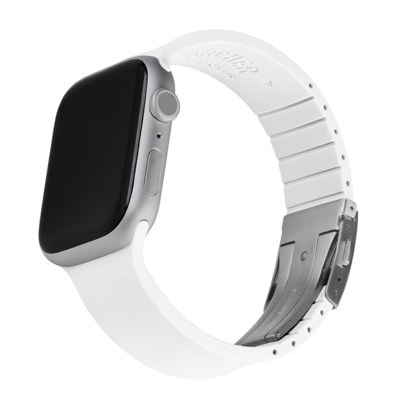 Apple Watch Custom Fit Silicone - White/Silver