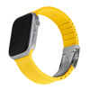 Apple Watch Custom Fit Silicone - Naples Yellow/Silver