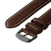 Apple Watch Leather - Dark Chestnut/Natural/Space Gray