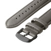 Apple Watch Leather - Pewter Gray/Matched/Space Gray