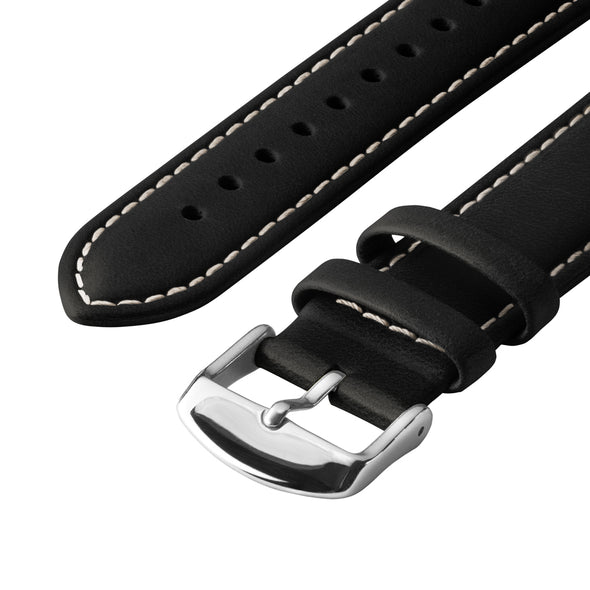 Quick Release Leather - Black/Natural