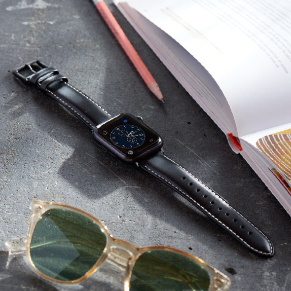 Apple Watch Leather - Black/Natural/Space Gray
