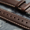 Apple Watch Leather - Dark Chestnut/Natural/Space Gray