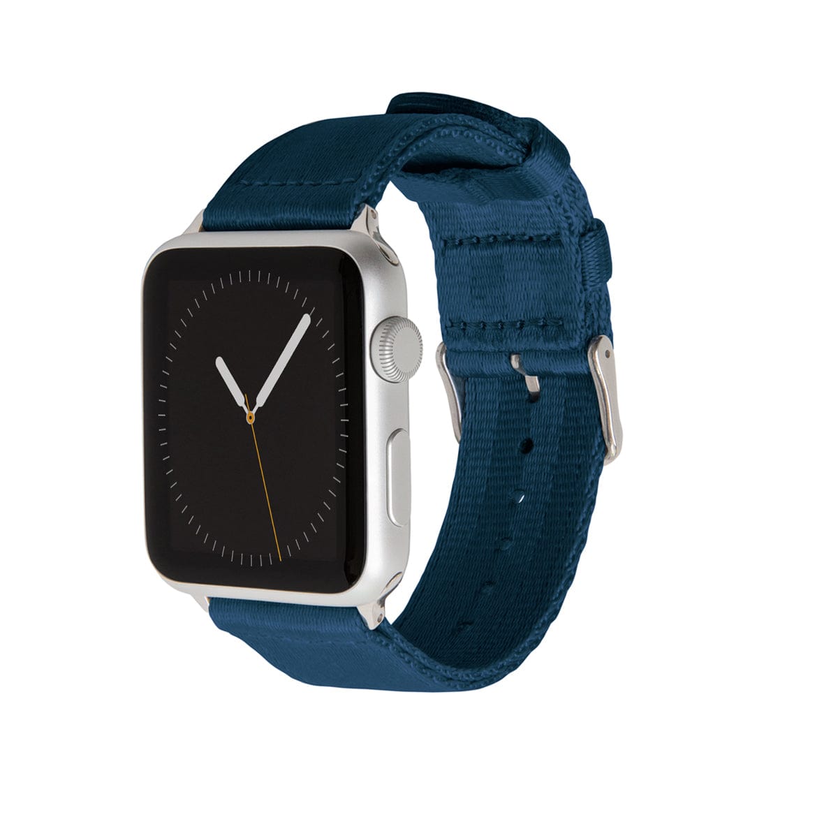 Apple Watch Seat Belt Nylon - Navy/Stainless, ARC-AWSB-NVYS42, ARC-AWSB-NVYS38