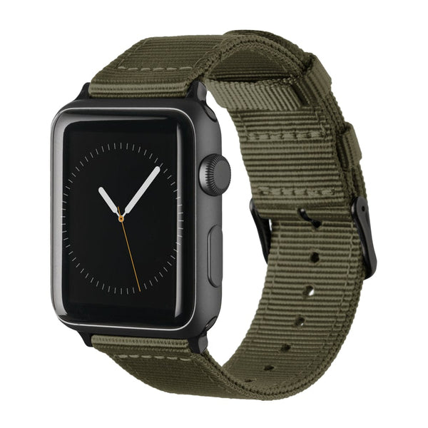 Olive Nylon Apple Watch Band | Archer