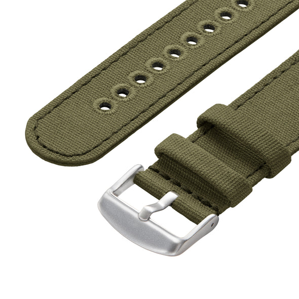 Apple Watch Canvas - Faded Olive/Silver Aluminum, ARC-AWC2-OLVS42, ARC-AWC2-OLVS38