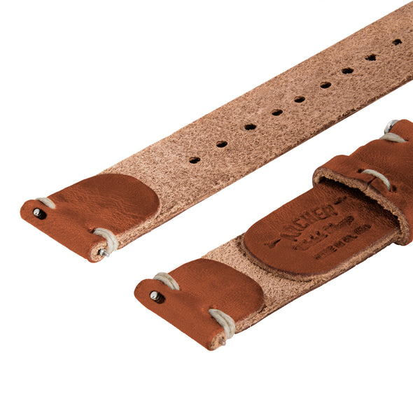Quick Release Horween Leather - English Tan/Natural, ARC-QRL2-TANNAT22, ARC-QRL2-TANNAT20, ARC-QRL2-TANNAT18