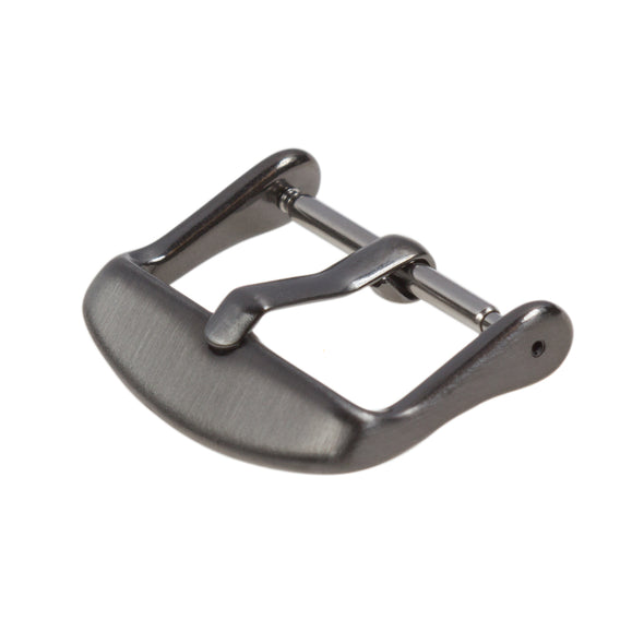 Stainless Steel Buckle - Brushed Gunmetal PVD, ARC-BKL-GRYB24, ARC-BKL-GRYB22, ARC-BKL-GRYB20, ARC-BKL-GRYB18, ARC-BKL-GRYB16, ARC-BKL-GRYB19, ARC-BKL-GRYB21, ARC-BKL-GRYB23