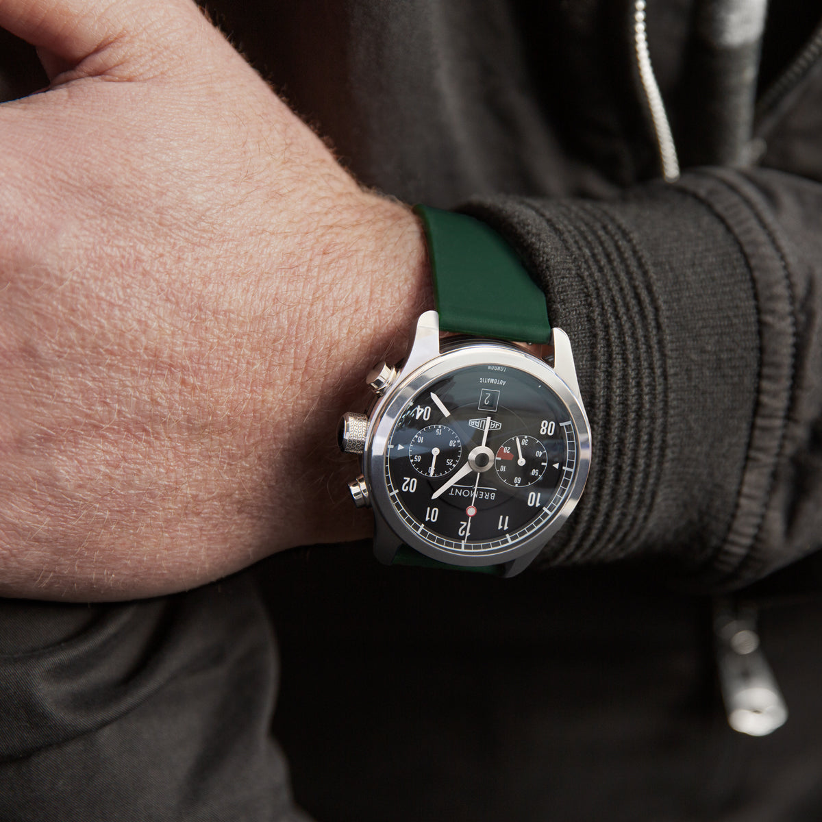 British racing green watch strap deals