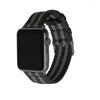 Apple Watch Seat Belt Nylon - Black and Gray (James Bond)/Gray, ARC-AWSB-BLKGRYG42, ARC-AWSB-BLKGRYG38