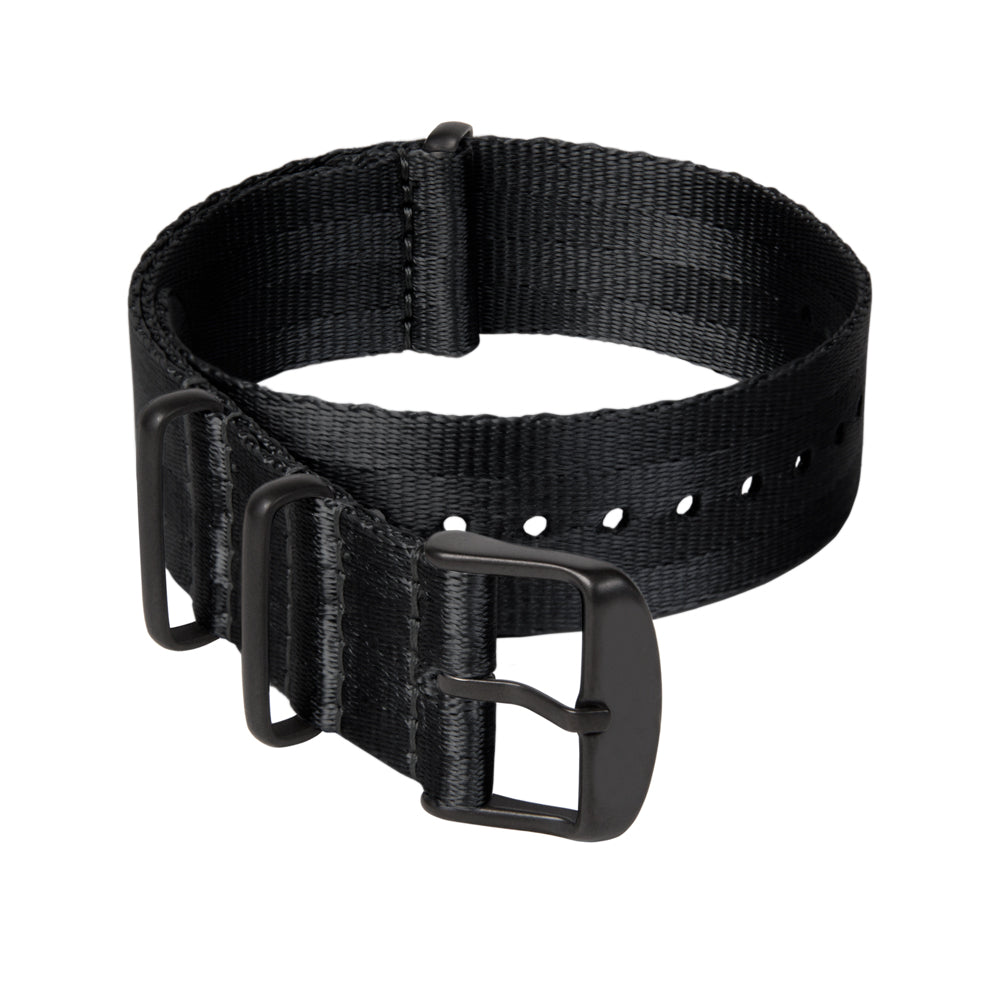 Mens Military Nylon Belt Matte Black Metal Automatic Buckle Army Belt Sport  Belt