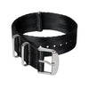 Seat Belt NATO - Black, Stainless Hardware, ARC-SBNATO-BLK22, ARC-SBNATO-BLK20, ARC-SBNATO-BLK18