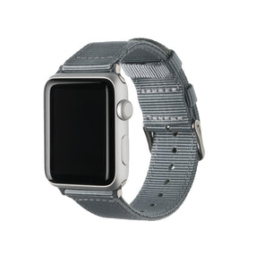 Apple Watch Nylon - Gray/Stainless, ARC-AWNYL-GRYS42, ARC-AWNYL-GRYS38