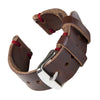 Quick Release Horween Leather - Havana Brown/Red, ARC-QRL2-BRNRED22, ARC-QRL2-BRNRED20, ARC-QRL2-BRNRED18