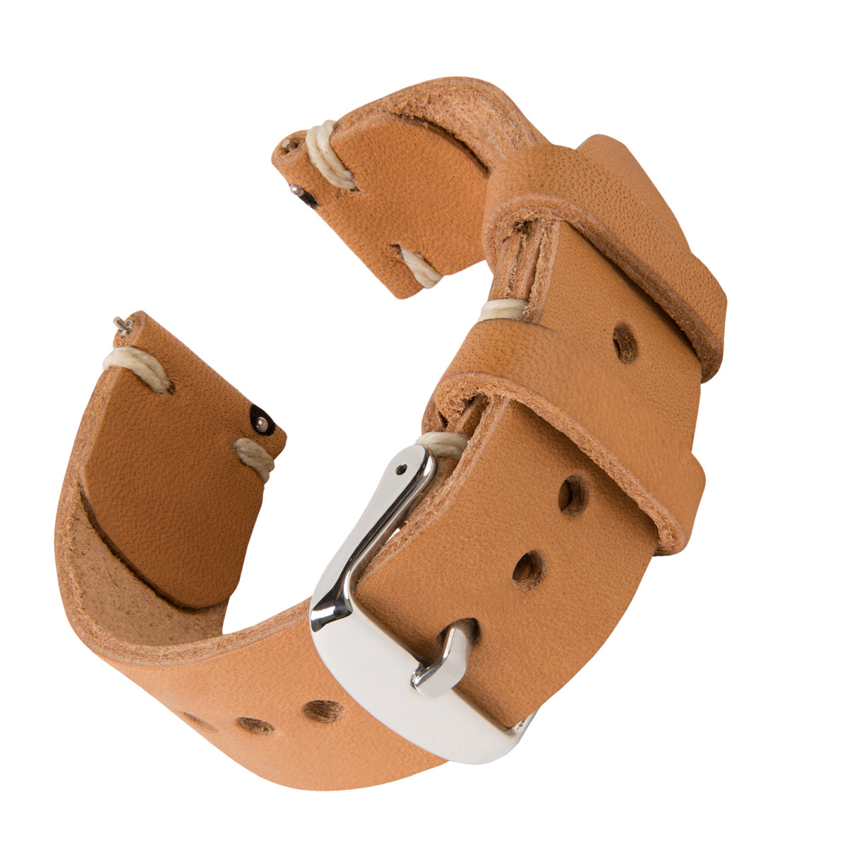 Quick Release Leather - Camel Tan/Natural – Archer Watch Straps