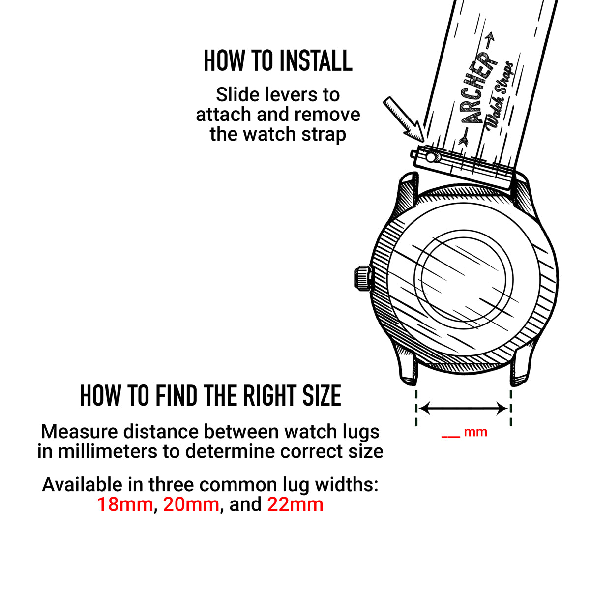 Watch quick hotsell release strap