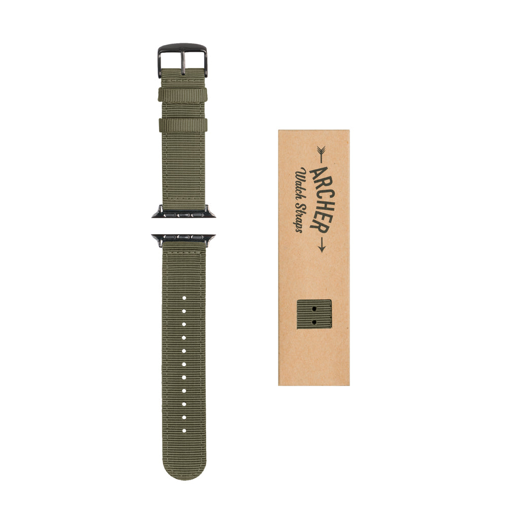 Archer Watch Straps - Premium Nylon Replacement Bands for Apple