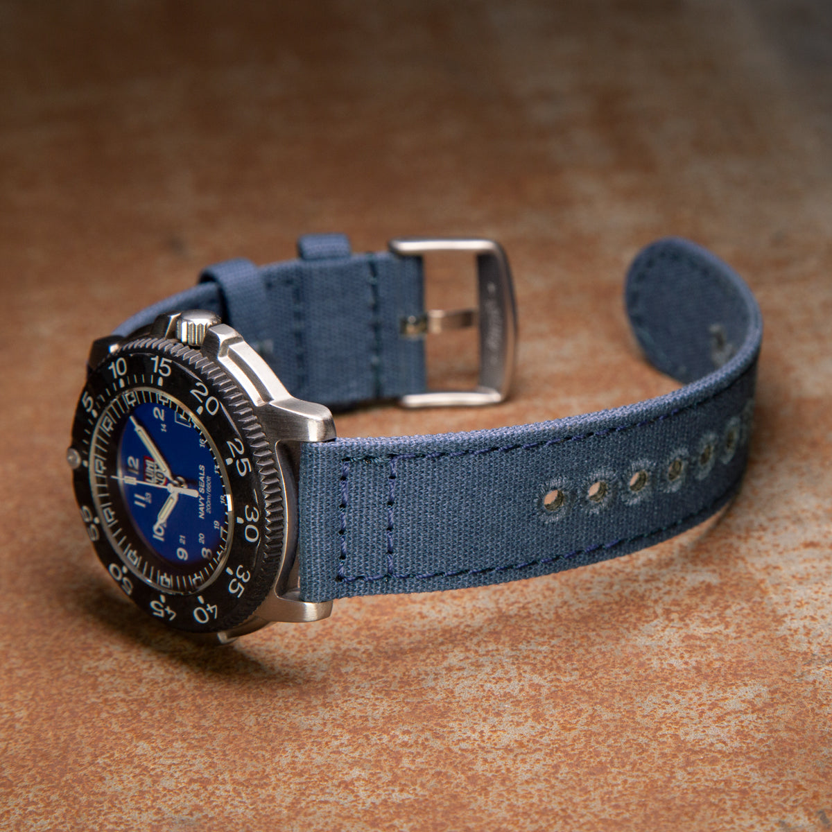 Quick Release Canvas - Classic Denim Blue – Archer Watch Straps