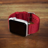 Apple Watch Nylon - Red/Stainless, ARC-AWNYL-REDS42, ARC-AWNYL-REDS38